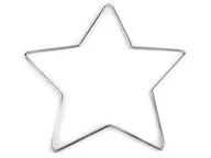 Dekoracje domu - Obręcz Metalowa Gwiazda 20 Cm - miniaturka - grafika 1