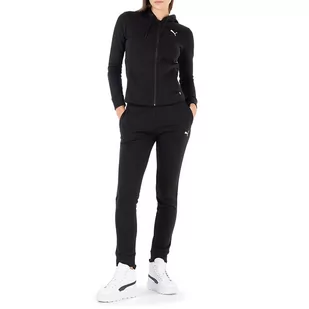 Dres Puma Classic Hooded Tracksuit 67002201 - czarny - Bluzy sportowe damskie - miniaturka - grafika 1