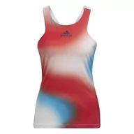 Koszulki i topy damskie - adidas Damski tank top Mel Y, wielokolorowy (Blanco/Rojint/Rafcie), XS - miniaturka - grafika 1
