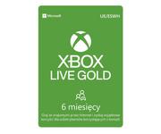 Kody i doładowania cyfrowe - Microsoft Xbox Live Gold 6 miesięcy - miniaturka - grafika 1