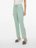 Spodnie damskie - Vero Moda Spodnie w kolorze turkusowym - miniaturka - grafika 1