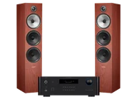 Zestawy stereo - Rotel RA-1572 MK II (czarny) + 703 S2 (różany) - miniaturka - grafika 1