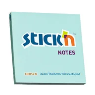 Notesy i bloczki - Stick'n NOTES SAMOPRZY.76MMX76MM NIEB.PASTEL - miniaturka - grafika 1
