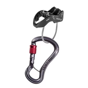 Ocun Ocun Condor Screw Habu Belay Set, szary  2022 Elementy asekuracyjne 4714-Anthracite - Półbuty męskie - miniaturka - grafika 1
