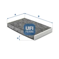 Filtry kabinowe - Filtr, wentylacja przestrzeni pasażerskiej UFI Filtry 54.319.00 - miniaturka - grafika 1