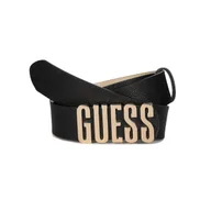 Paski - Guess Pasek Damski BW9113P4235-BLA Czarny-M - miniaturka - grafika 1