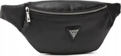 Nerki - Guess, Certosa, Synthetic Leather, Textile Fanny Pack, hmcrts p1330, Black, 28 x 14 x 8 cm, For Men For Men - miniaturka - grafika 1