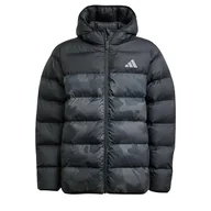Kurtki i płaszcze dla chłopców - adidas Uniseks - dzieci SYNTHETIC DOWN ALLOVER PRINT JACKET, Black, 15-16 Years - miniaturka - grafika 1