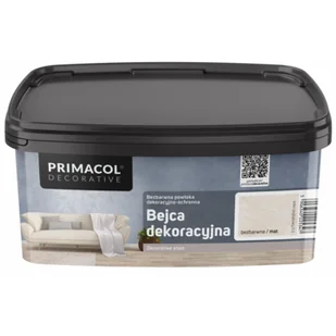 Bejca dekoracyjna matowa bezbarwna 1 l Primacol Decorative - Tynki - miniaturka - grafika 1