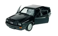 Samochody i pojazdy dla dzieci - WELLY AUDI SPORT QUATTRO CZARNY 1:34 SAMOCHÓD NOWY METALOWY MODEL - miniaturka - grafika 1