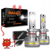 Żarówki samochodowe - ŻARÓWKI H7 LED CANBUS MAGALL LUCYFER BARDZO MOCNE ŚWIATŁO 48000LM 200W - miniaturka - grafika 1