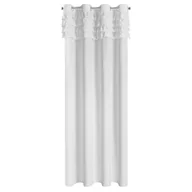 Zasłony - Zasłona Erin 140 x 250 cm biała na przelotkach - miniaturka - grafika 1