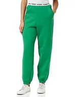 Spodnie damskie - Tommy Hilfiger Damskie spodnie dresowe z logo Tjw, zielony malachit, M, Zielony Malachit, M - miniaturka - grafika 1