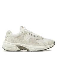 Sneakersy damskie - Sneakersy Tommy Jeans EN0EN02674 Biały - miniaturka - grafika 1