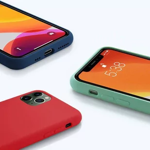 Crong Color Cover - Etui iPhone 11 Pro (czerwony) - Etui i futerały do telefonów - miniaturka - grafika 3