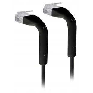 Ubiquiti NETWORKS Kabel RJ-45 RJ-45 0.1 m U-CABLE-PATCH-RJ45-BK - Kable komputerowe i do monitorów - miniaturka - grafika 1