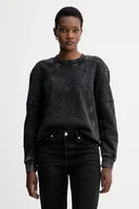 Bluzy damskie - G-Star bluza bawełniana 0 damska kolor szary gładka D27167.D969 - miniaturka - grafika 1