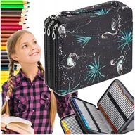 Piórniki - Piórnik Szkolny Organizer 4 Klapy Flaming Na Przybory Szkolne Długopisy - miniaturka - grafika 1