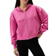 Bluzy damskie - Bluza Calvin Klein Jeans Full Zip W J20J222547 - miniaturka - grafika 1