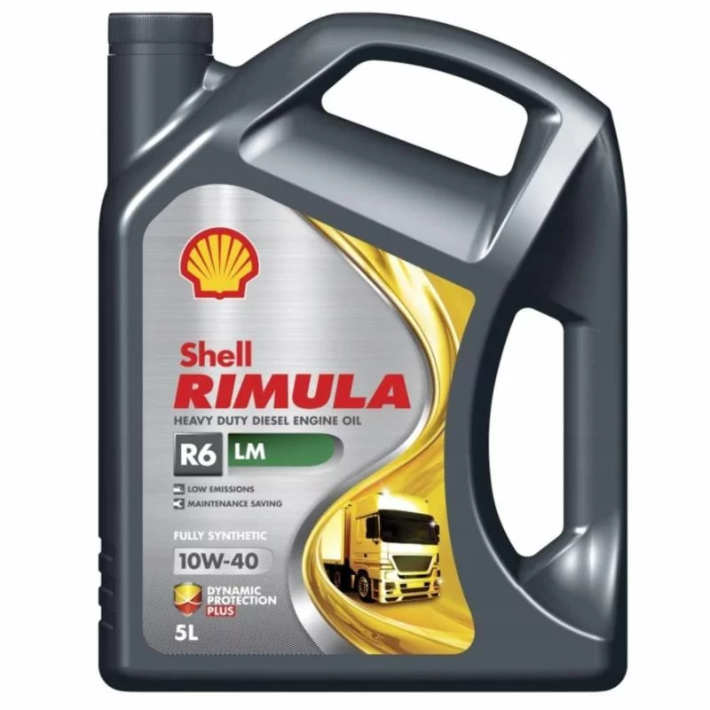 SHELL Rimula R6 LM 10W40 5L - syntetyczny olej silnikowy do samochodów ciężarowych