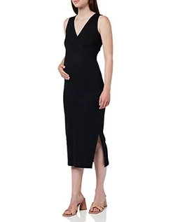 Sukienki ciążowe - MLEMILY TESS S/L JRS AL Dress 2F A., czarny, M - grafika 1