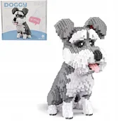Klocki - Klocki konstrukcyjne Doggy Sznaucer 3D Piesek Zestaw Kolekcja - miniaturka - grafika 1