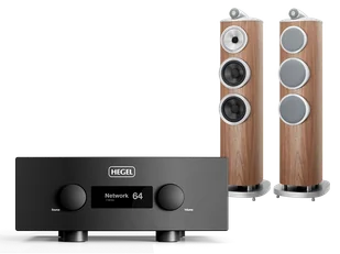 Hegel H600 (czarny) + 804 D4 (orzech) - Zestawy stereo - miniaturka - grafika 1