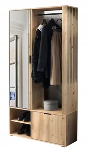 Przedpokój z lustrem wieszaki półki Milo Artisan - Meble do przedpokoju Przedpokój z lustrem wieszaki półki Milo Artisan - Meble do przedpokoju - miniaturka - grafika 1