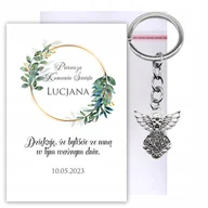 Breloki - Podziękowania Dla Gości Komunia Aniołek Brelok Y7 - miniaturka - grafika 1