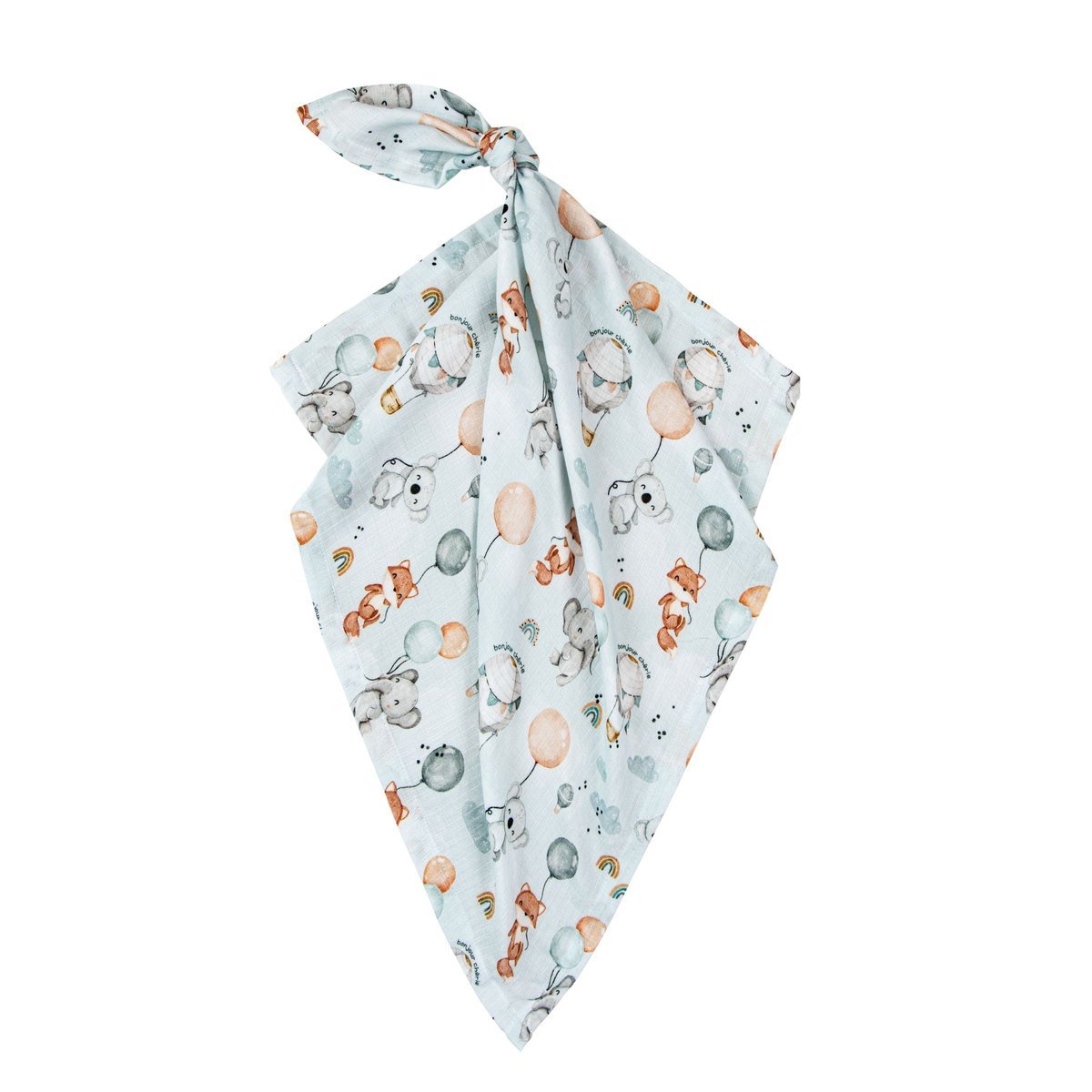 Pieluszka bambusowa 70x70 cm Balony