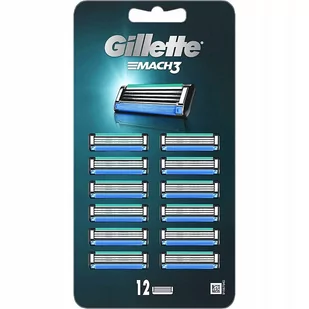 Gillette Mach3 wymienne ostrza do maszynki do golenia 12szt - Maszynki do golenia i wkłady - miniaturka - grafika 1