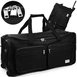 Torba podróżna Na Kółkach Czarna 85L - Torby podróżne - miniaturka - grafika 1