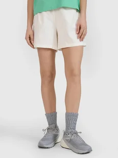 4F Spodenki casual damskie 4FRSS25TSHOF750-11S Biały Roz. XS - Spodenki damskie - miniaturka - grafika 1