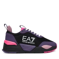 Buty dla dziewczynek - Sneakersy EA7 Emporio Armani 7Y000006 AF11987 MZ122 Czarny - miniaturka - grafika 1