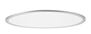 Rabalux Taleb Srebrna LED 40W DIM szer. 60cm. 3000K-6500K ściemnialna, barwa światła zmienna Plafon z pilotem 2191 - Lampy sufitowe - miniaturka - grafika 1