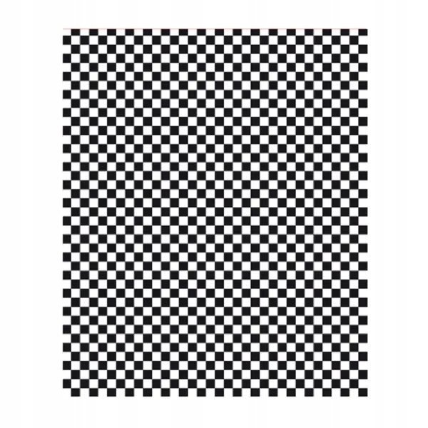 Papier pakowy do burgerów szachownica odporny na tłuszcz 28x34cm 1000 szt