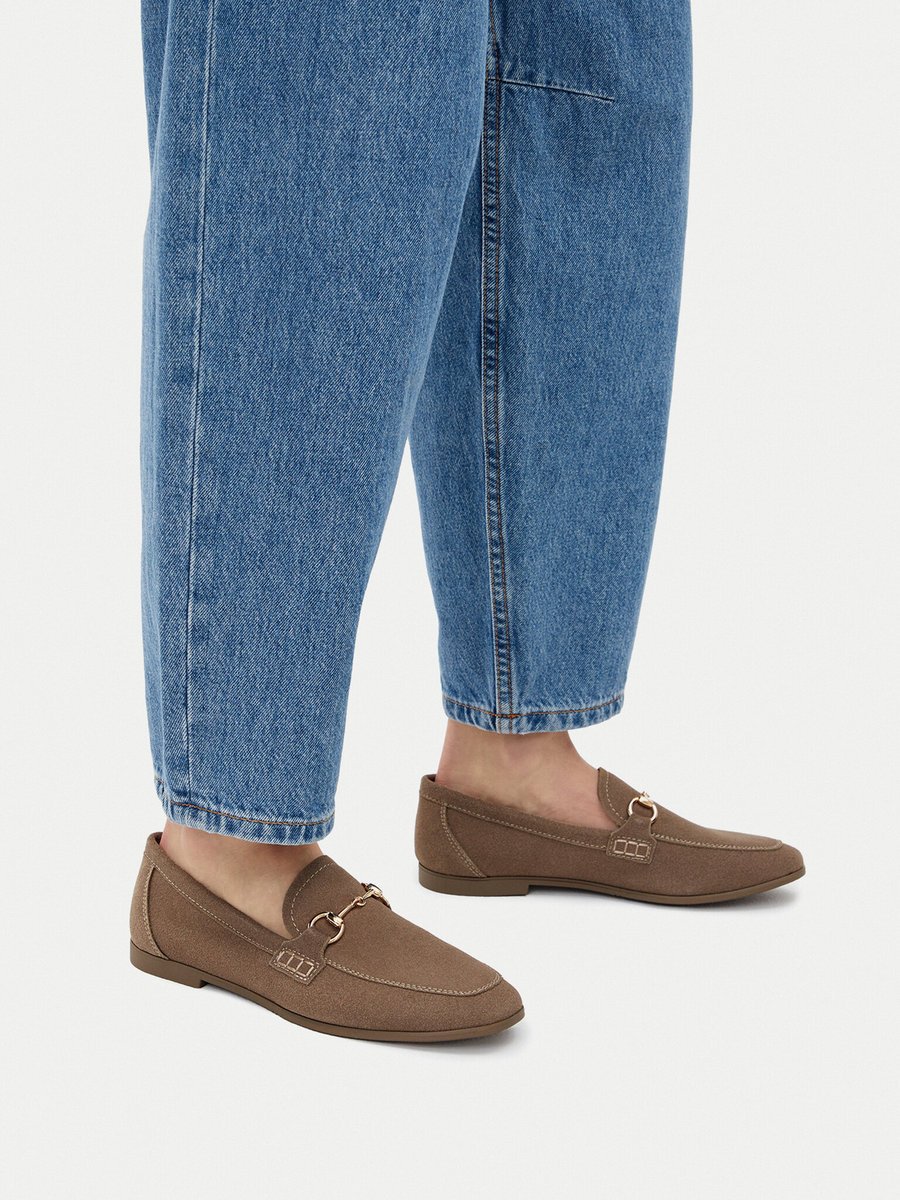 Jenny Loafersy Damskie Beżowy HY60163-9