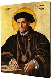 Ikona świętego Tomasza More''a - Ikony i obrazy sakralne Ikona świętego Tomasza More''a - Ikony i obrazy sakralne - miniaturka - grafika 1