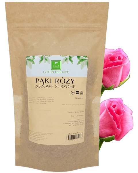 Pąki róży różowe suszone naturalne 50 g - aromatyczna róża różowa