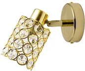 Lampy ścienne - Candellux YORK KINKIET 1X40W G9 MOSIĄDZ (BŻ) 91-70098 - miniaturka - grafika 1