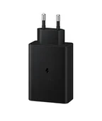 Ładowarki do telefonów - Ładowarka Samsung Trio P-T6530Nbegww Usb-A 2X Usb-C 65W Czarna - miniaturka - grafika 1