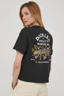 Koszulki i topy damskie - Dickies t-shirt bawełniany kolor czarny - grafika 1