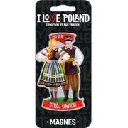 Magnesy - PAN DRAGON Magnes I love Poland Polska ILP-MAG-D-PL-31 - miniaturka - grafika 1