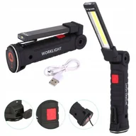 Oświetlenie warsztatowe - Lampa Latarka Warsztatowa Garażowa Led Akumulator - miniaturka - grafika 1