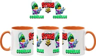 Kubki - Sporemind Kubek Ceramiczny Prezent Tasse Mug Mug Brawl Stars Battle Arena Cordelius, Pomarańczowy 330 ml - miniaturka - grafika 1