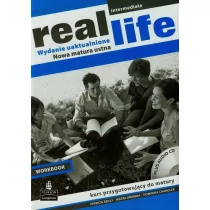 Język angielski. Real Life. Intermediate. Nowa matura ustna. Klasa 1-3. Zeszyt ćwiczeń (+CD) - szkoła ponadgimnazjalna - Patricia Reilly, Umińska Mart - Podręczniki dla liceum - miniaturka - grafika 1