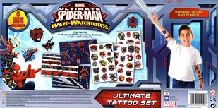 Zestaw Tatuaże Zmywalne Tymczasowe dla Chłopca Spiderman - Zabawki kreatywne - miniaturka - grafika 1