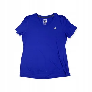 Koszulka t-shirt damski granatowy ADIDAS XL - Koszulki i topy damskie - miniaturka - grafika 1