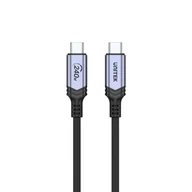 Kable komputerowe i do monitorów - UNITEK KABEL USB-C 3.1 DO ŁADOWANIA, PD 240W, 2M - miniaturka - grafika 1