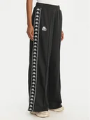 Spodnie sportowe damskie - Kappa Spodnie dresowe Banda Malorie 37256WW Czarny Regular Fit - miniaturka - grafika 1
